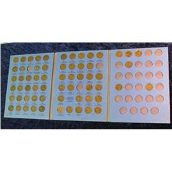 180. 1941-63 Partial Set of Lincoln Cents in a Whitman folder.