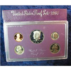 183. 1987 S U.S. Proof Set. Original as issued.
