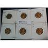 252. 1954P, 58D, 60D LD, 70P, 70S, & 72P Gem BU Lincoln Cents.