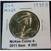 262. 1995 D Kennedy Half Dollar. MS 64.