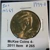265. 1994 D Kennedy Half Dollar. MS 64.