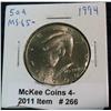 266. 1994 P Kennedy Half Dollar. MS 65.