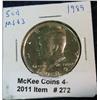 272. 1989 P Kennedy Half Dollar. MS 63.