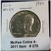 278. 1980 P Kennedy Half Dollar. MS 64.