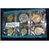 Image 1 : 297. 1969 Blue pack of U.S. Mint Set in original cellophane.