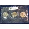 305. 1979 P, D, & S Susan B. Anthony Souvenir Dollar Set. BU.