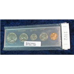 307. 1972 Denver U.S. Year Set. Gem BU in plastic case.