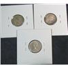 Image 2 : 341. 1956, 64, & 71 Canada Dimes in holders. Two are Silver.