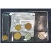 343. Six-Piece South African Type Set of Coins in holder.
