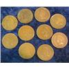 348. (10) 1800 era Indian Head Cents.
