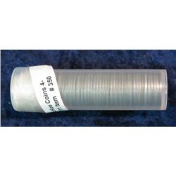 350. (38) 1943 D Brilliant Unc World War II Steel Cents in a tube.