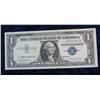 351. Series 1957B One Dollar Silver Certificate. AU.