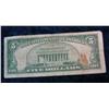 Image 2 : 360. Series 1934 $5 Silver Certificate. VG. Some staining.