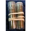 Image 2 : 377. 1945P & 48P Solid Date Rolls of Wheat Cents.