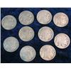 Image 1 : 382. (10) 1916-18 P Buffalo Nickels. Most appear to be restored dates.