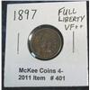 Image 1 : 401. 1897 Indian Head Cent. VF 20.