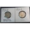 Image 1 : 418. 1924 D & 25 S Buffalo Nickels.