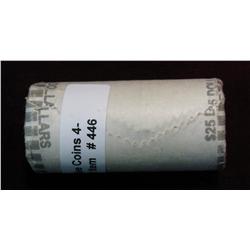 446. 2000 P Original BU Roll of Native American Dollar Coins. $25 face.