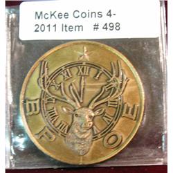 498. 1889-1989 Elk's Lodge "B.P.O.E. Lancaster, Pa…100th Anniv."