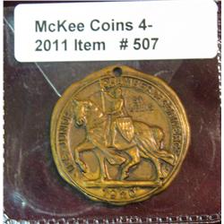 507. 1920 U.S. Junior Chamber of Commerce Medal. Soldier on