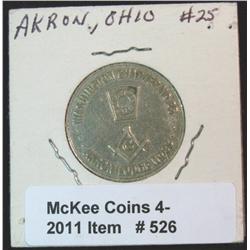 526. 1941 Centennial Celebration Washington Chapter No. 25 Akron Lodge No. 83