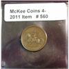 560. 1863 Civil War Token. "Union For Ever". Horse with rider carrying