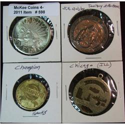 598. Chicago, Ill. Pendant; Champion Sparks Advertising Token BU;