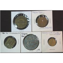 600. Shipping Token; Blarney Castle Grounds Ireland Pendant;