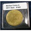642. 1853-1953 Lincoln, Illinois Centennial Medal. Depicts bust of Lincoln.
