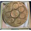 643. 1890-1969 Large Bronze Dwight D. Eisenhower Medal in original box.