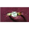 Image 1 : 671. Ladies Size 5 Ring with One Carat CZ.