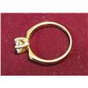Image 2 : 671. Ladies Size 5 Ring with One Carat CZ.