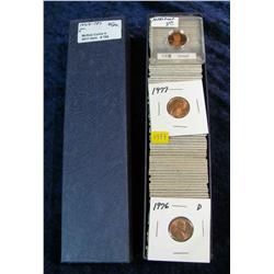 706. Stock Box full of Lincoln Cents including Proofs dating 1976D-78S.