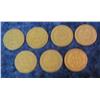 Image 2 : 710. 1887, 1900, 01-03, 05, & 07 Indian Cents. Grades up to VF.