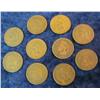 Image 1 : 716. 1899-1908 Complete Set of Indian Cents. G-F. (10 pcs.)