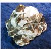 740. Superb White and Chocolate Calcite Cluster. 3" x 3" x 1 3/4".