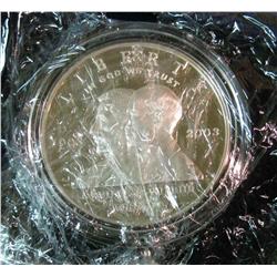 748. 2003 P "First Flight" Centennial Proof Silver Commemorative Dollar.