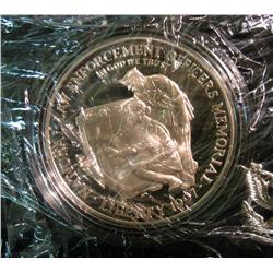 749. 1997 P National Law Enforcement Proof Silver Commemorative Dollar.