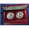 Image 2 : 767. 1996 P Atlanta Centennial U.S. Olympic Two-Coin Silver Proof Set.