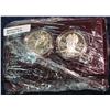 Image 1 : 781. 1995 P U.S. Olympics Two-Coin Silver Proof Set consisting
