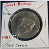 836. 1981 Great Britain Charles & Diana Crown. BU.