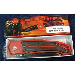 853. Frost Cutlery American Fire Fighter Knife.