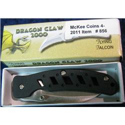 856. Flying Falcon Dragon Claw 2000 Knife.
