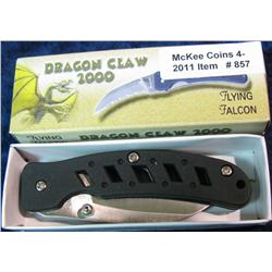857. Flying Falcon Dragon Claw 2000 Knife.
