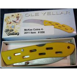 858. Frost Cutlery Old Yeller Knife.