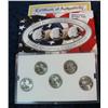 Image 2 : 903. 2000 Mint Platinum Edition State Quarter Collection. BU
