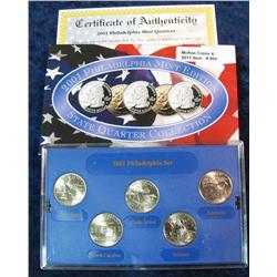 904. 2001P Mint Edition State Quarter Collection. BU.
