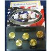 Image 1 : 906. 2001 Mint Gold Edition State Quarter Collection. BU