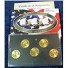 Image 2 : 918. 2004 Mint Gold Edition State Quarter Collection. BU
