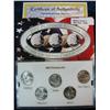 Image 1 : 923. 2005 Mint Platinum Edition State Quarter Collection. BU